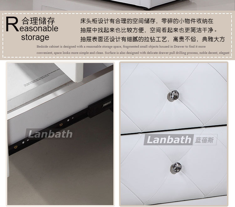 【现代床头柜家具直销苏州蓝蓓斯多功床头佛山卓远厂家图片