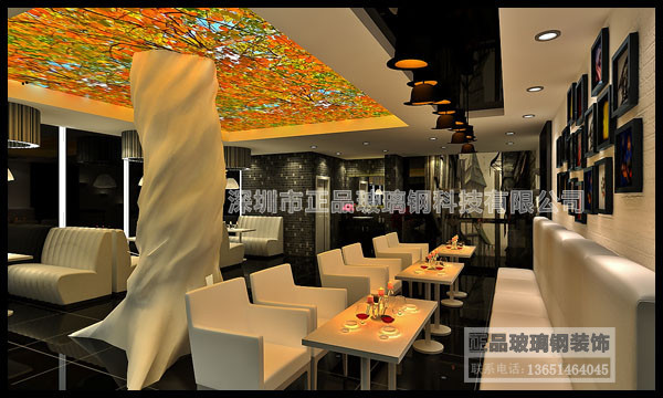 餐厅异形柱子装饰造型