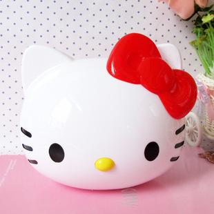 混批hello kitty猫头储钱罐 凯蒂猫硬币钱罐 kt猫头型储蓄零钱罐