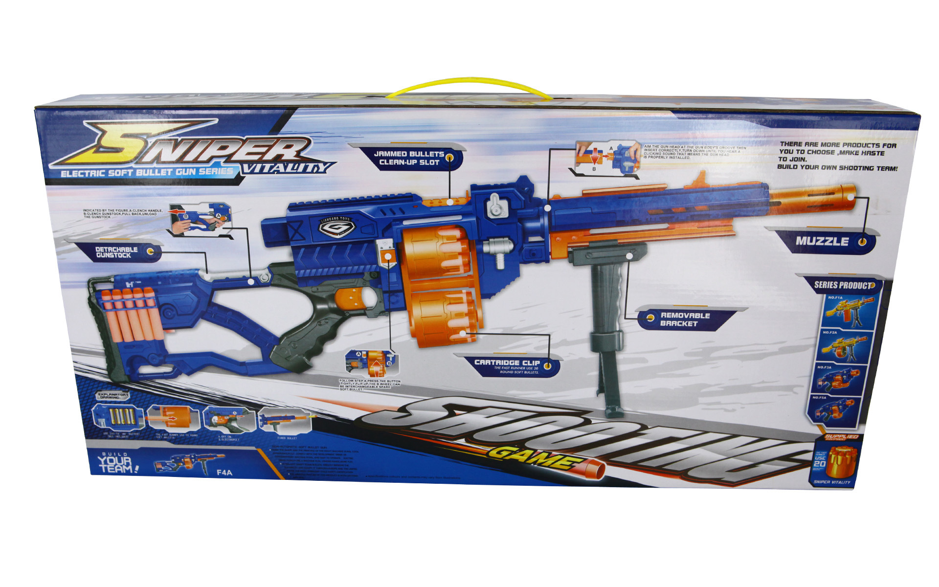 【20连发 超长软弹枪可发射EVA子弹超酷玩具阻击枪】价格,厂家,图片,模型玩具,汕头市澄海区皓森玩具商行-马可波罗网