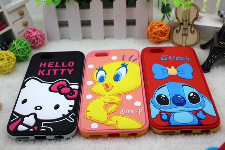 苹果4.7寸Iphone6彩边手机壳整体照03