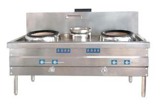 炊事设备-大批厨房设备双眼中餐灶,餐饮设备,不