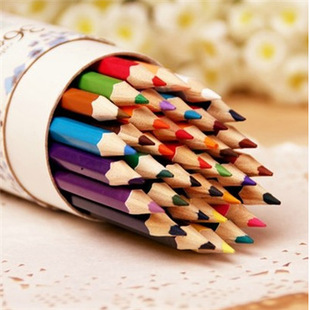 爱好9020- 36 爱情故事桶装手提 彩色铅笔 36色彩铅