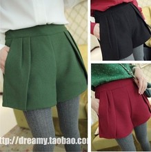 时尚春季<em>短裤</em>_纯色<em>编织短裤</em>_褶皱韩版短裤 - 阿