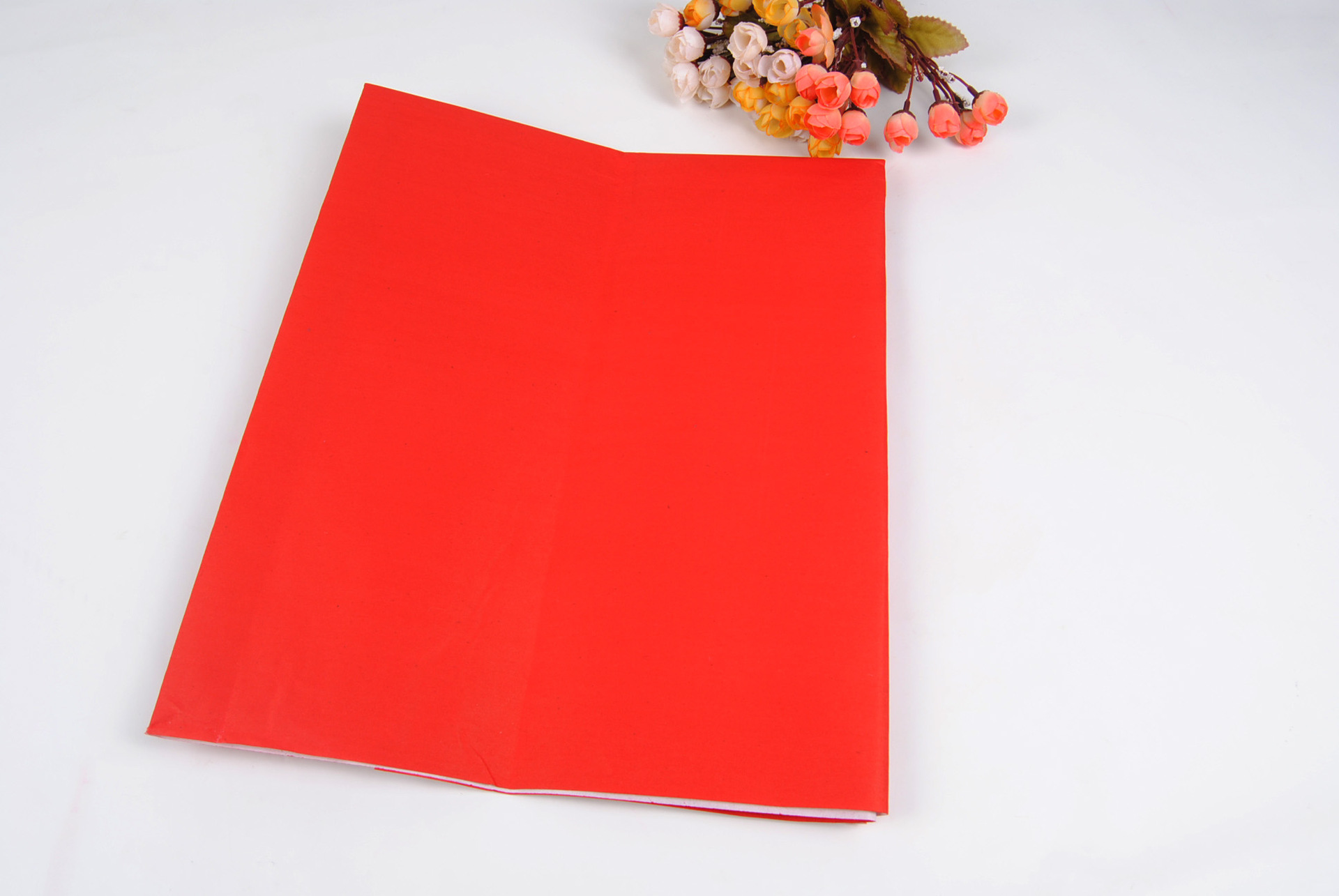fg-h32结婚喜事节庆专用封井盖红纸 新人装饰喜庆大红红纸厚款