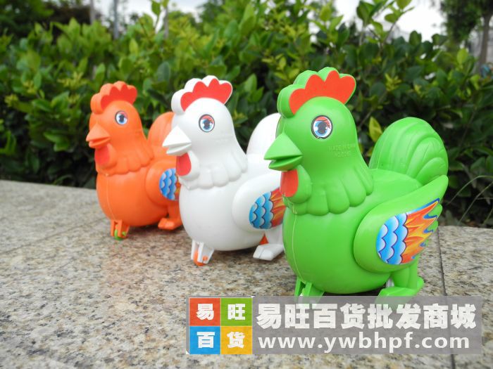 x 义乌两元店玩具批发 大公鸡拉线玩具 地摊玩具批发 儿童小玩具