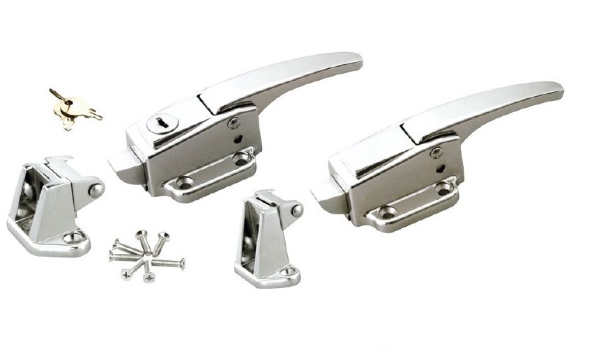 1500冷库平门把手锌合金40一套不锈钢95一套