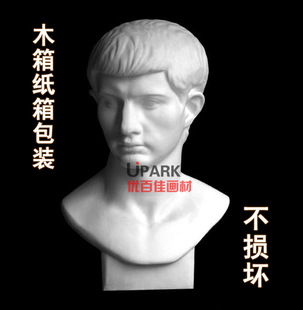 石膏像 plaster statue 美术教学用具 静物 罗马青年头像51cm