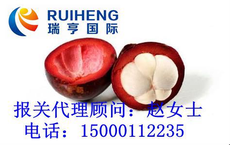 全套代理-进口山竹水果fruit的报关流程是什么/