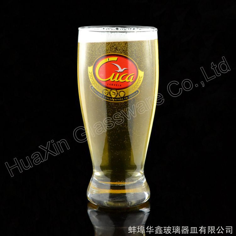 购杯子-2014新款 比尔森时尚透明玻璃啤酒杯|饮
