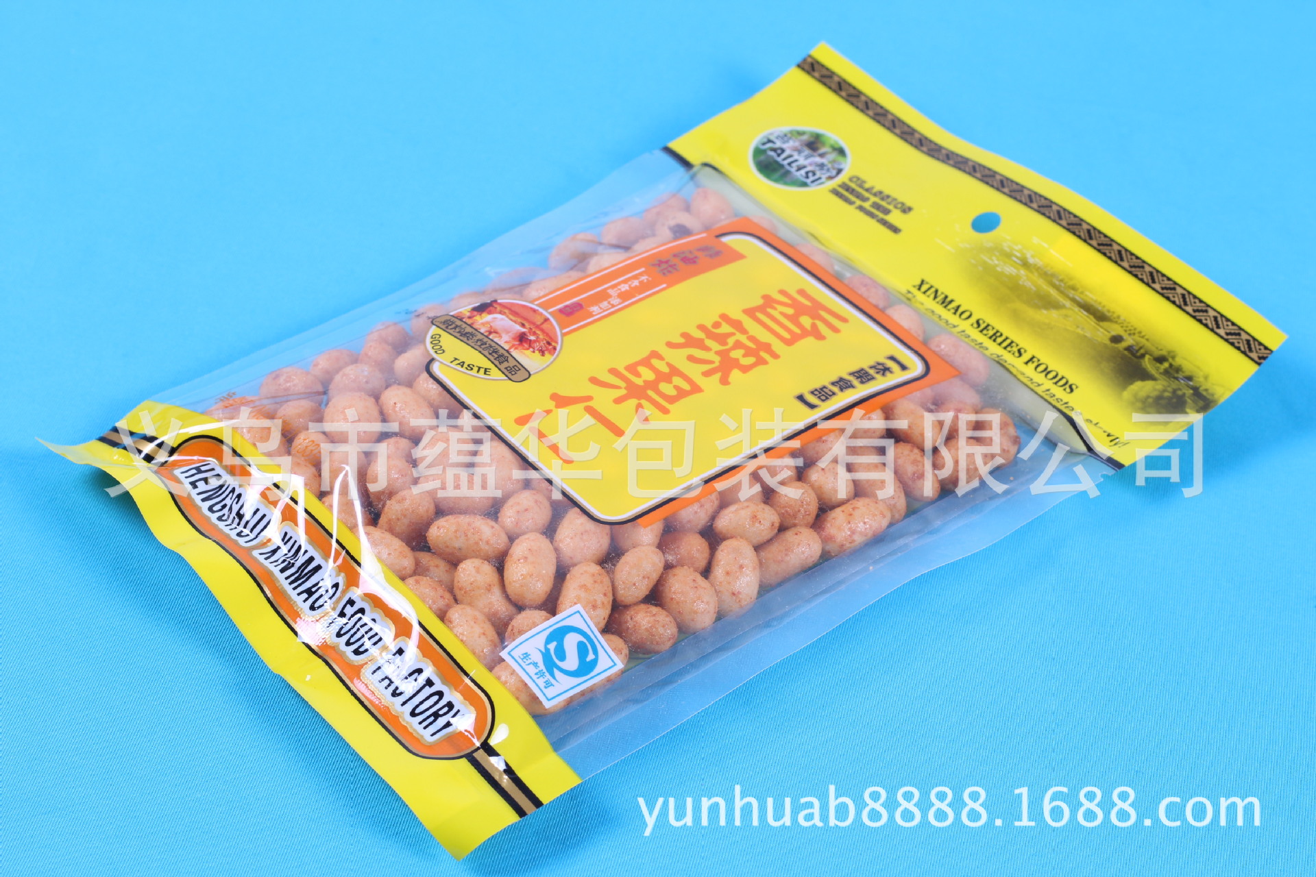 香辣果仁干果袋.规格：16.5+25.5cm.厚度单层12丝