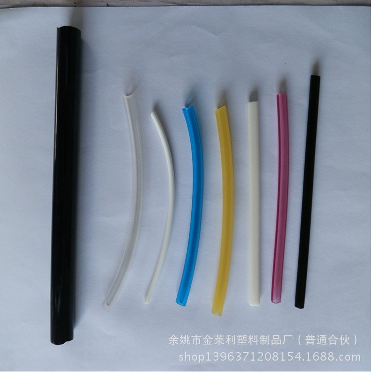 厂家生产 pvc黑色软管 可裁切定制软管 pvc护套