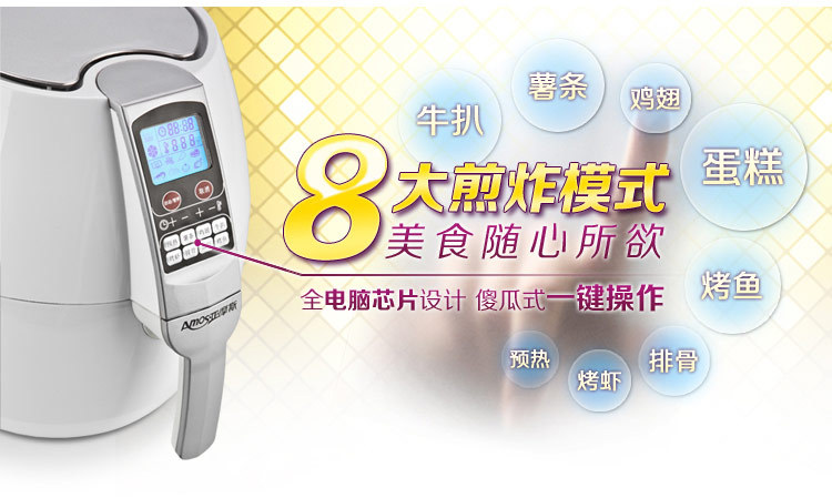 韩国多功能薯条机电炸锅机 (12)