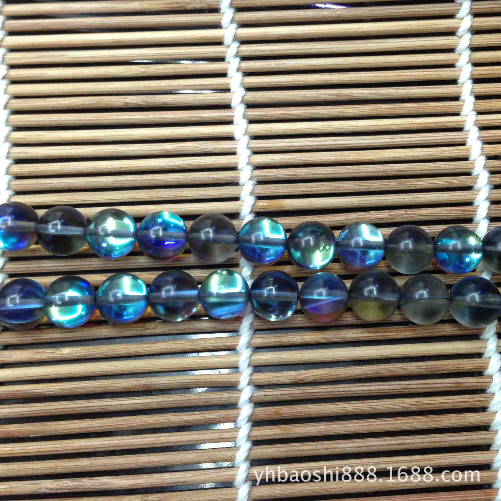 人造闪光石 拉长石 labradorite 风靡全球特别饰品配件 光身水晶