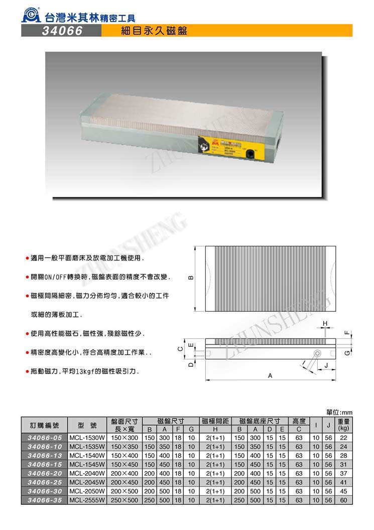 34066细目永久磁盘