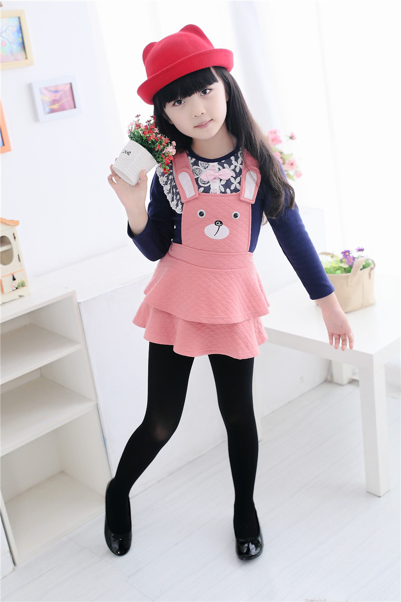 童裙-<em>2014秋款女童</em>背带裙 韩版热卖纯棉儿童背