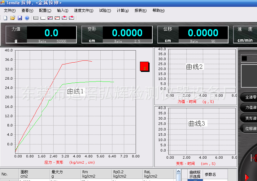 拉力機測試結果3