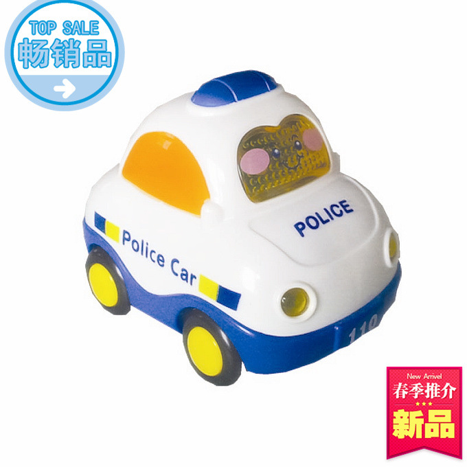 卡通灯光音乐玩具车 儿童玩具滑行车 交通工具玩具 声光车卡通车