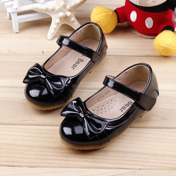 48元批发 2014韩版童鞋爆款女童皮鞋学生上学专用GJ12-890 现货