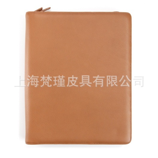 Classic-Zippered-Padfolio-Tan-