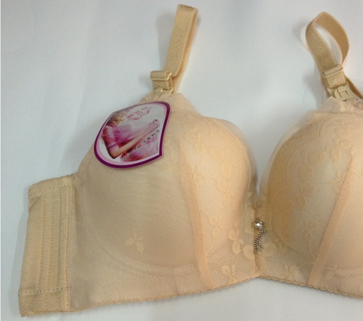 新款2816A高档<em>哺乳文胸</em> 有钢圈模杯定型聚拢