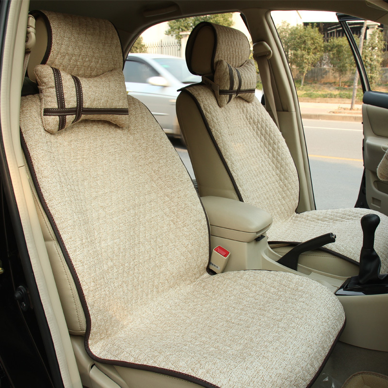 汽车亚麻坐垫批发座垫四季通用保健养生2014