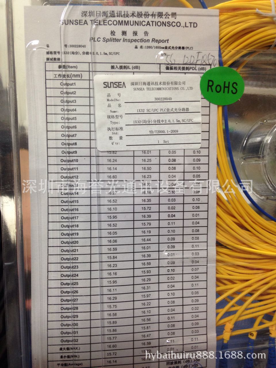 日海光分路器1分32