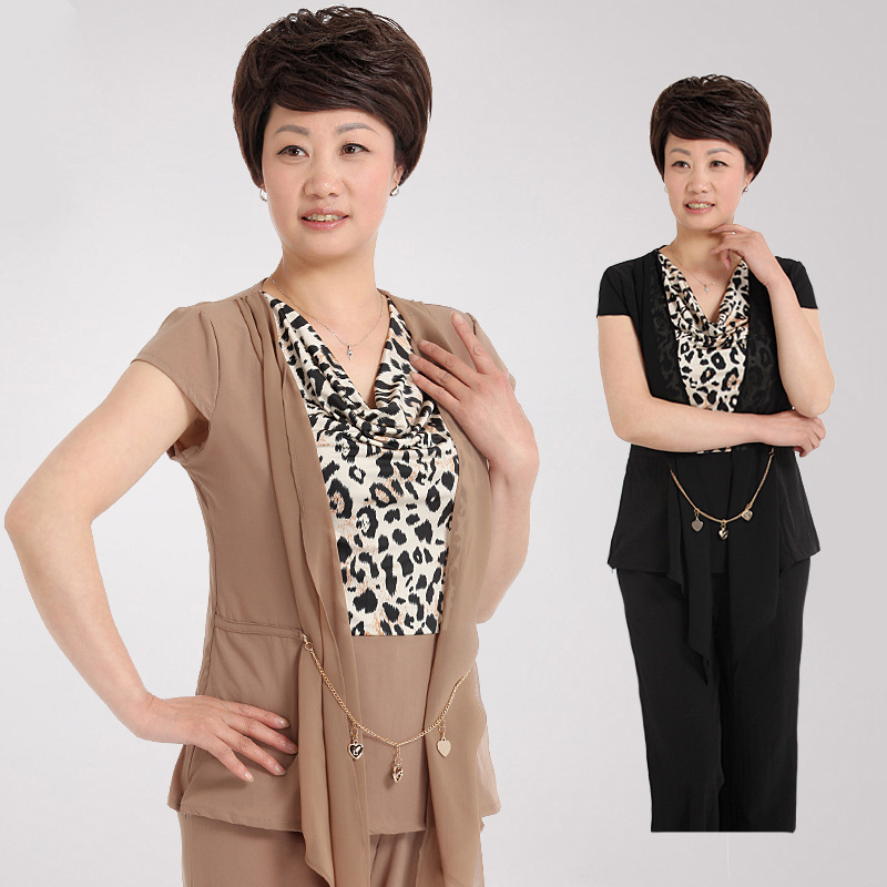 批发中老年<em>女装</em>妈妈装<em>套装</em> 中年<em>女装</em>时尚<em>套装</em>