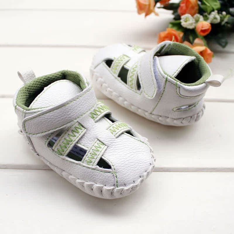 0-1岁外贸宝宝鞋 棉布软底防滑学步鞋M0278 图