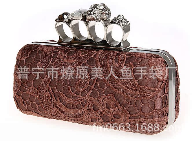 D55骷髏頭蕾絲包