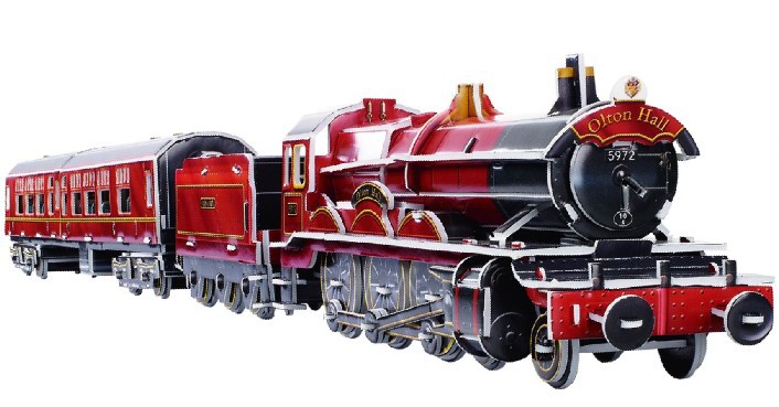 【喜立方3D立体拼图 火车模型玩具 学生益智早
