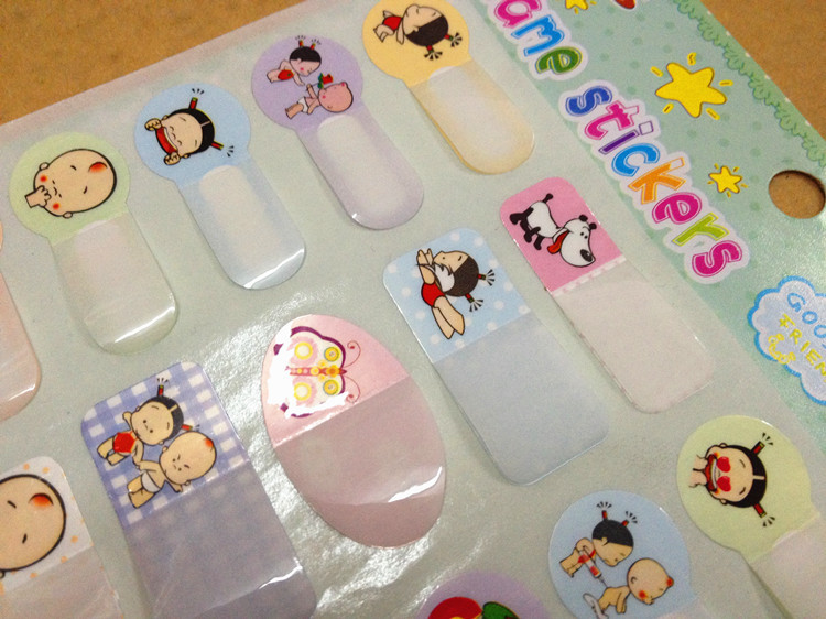 不干胶标签-卡通可爱名字贴 标签贴纸 厂家直销