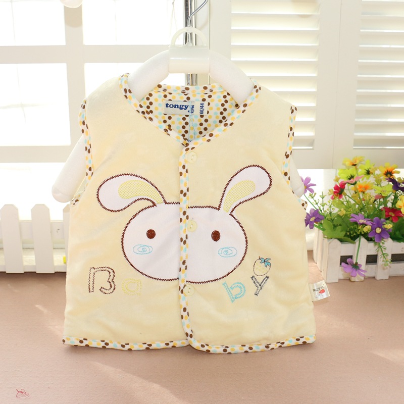 秋冬款<em>宝宝 棉马甲</em>卡通兔子婴幼儿马甲 童背心