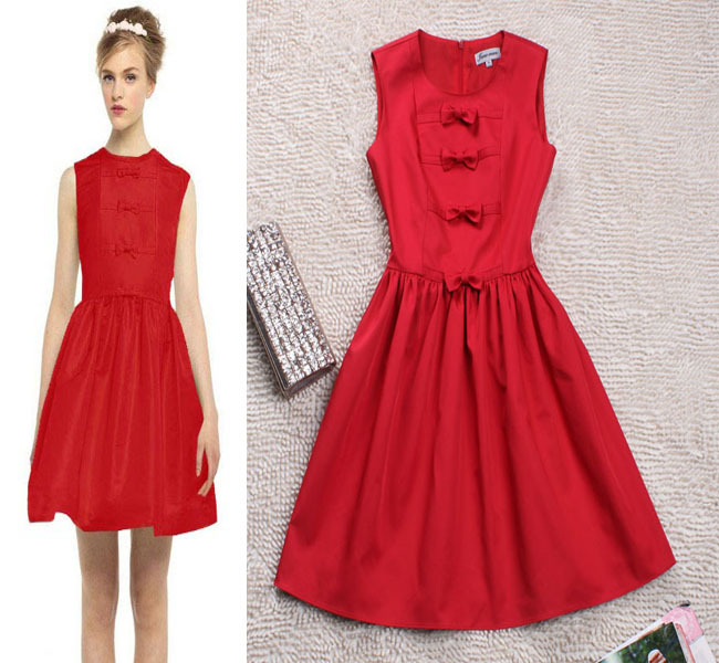 2014春夏新款<em>女装</em> <em>高端大气上档次</em> 无袖连衣裙