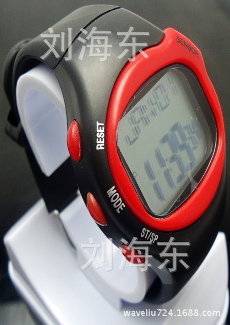【厂家供应可测量心跳脉搏次数运动腕表表 心