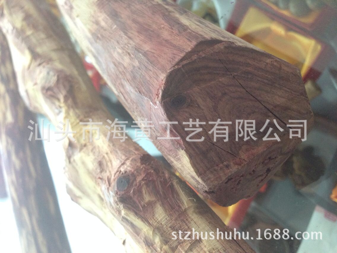 低价零售批发紫檀柳原木料车珠料手串料工艺品原材料