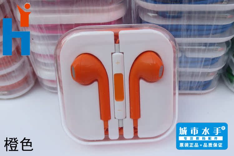 【工厂直批 苹果iphone5手机线控耳机 原装音质