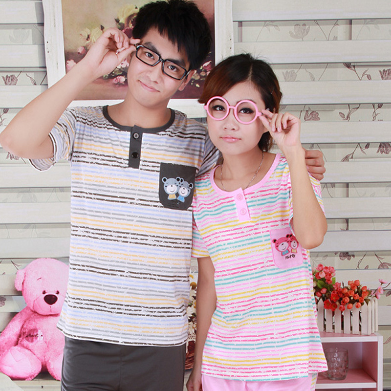 2014情侣睡衣男女休闲家居服 免费装修淘宝店