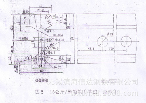 18kg钢轨批发出售 机械加工行车用轨道 可配送到厂