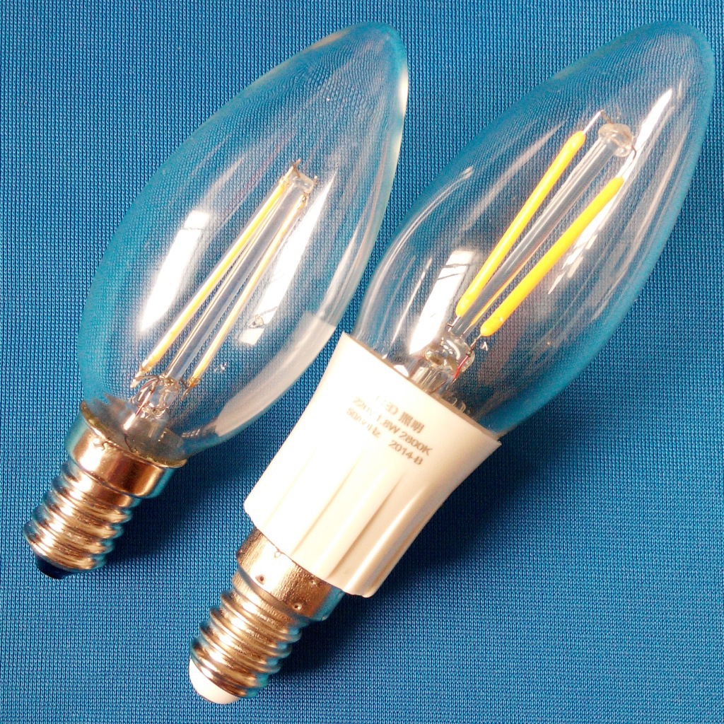 LED蜡烛灯-个性LED 1.8W 透明烛形灯泡 节能