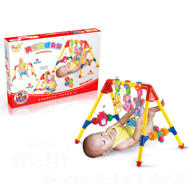 SM171487中文婴儿健身架 婴儿音乐健身架 送