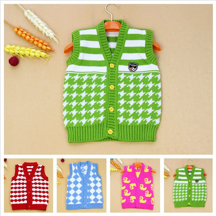 2014春秋新款 外贸儿童男女<em>宝宝</em>针织<em>毛衣加厚</em>