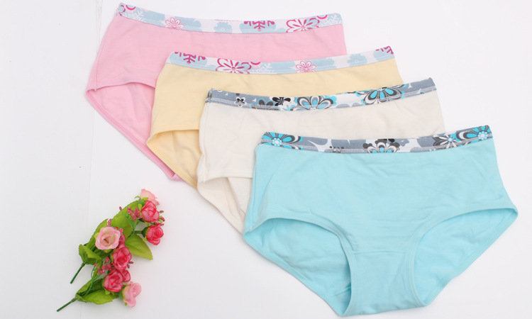 <em>浪莎内裤</em> <em>女士高档</em>弹力棉超柔抗菌性感平脚裤