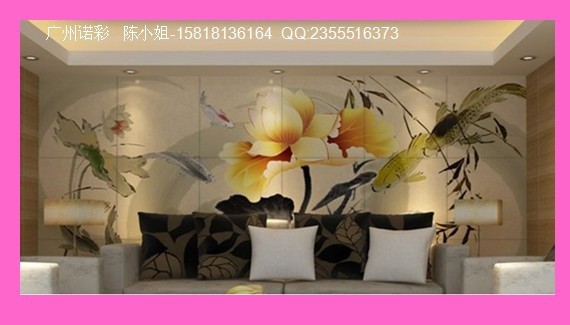 客厅瓷砖背景墙1