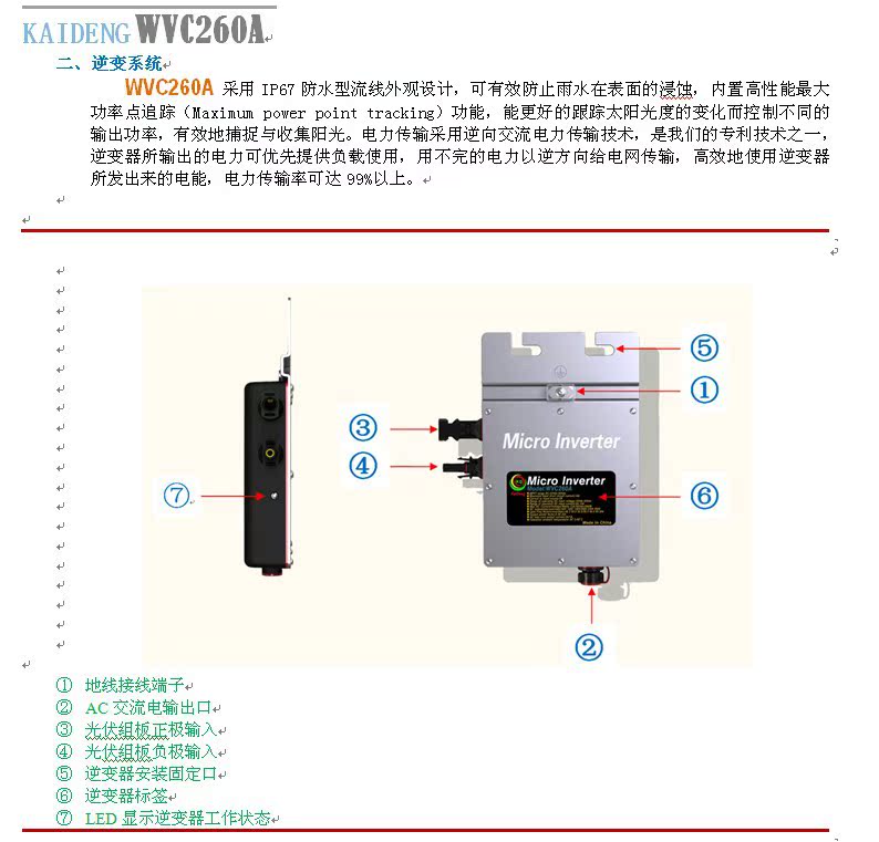 WVC260A逆变系统