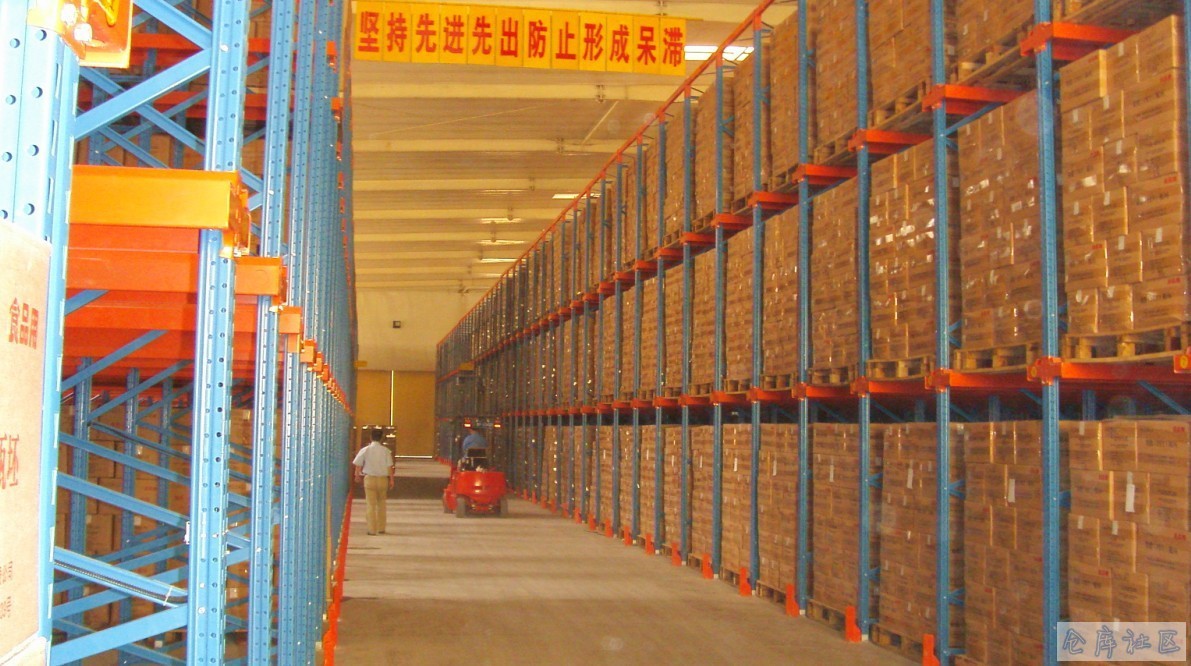 广州仓储货架在某食用油厂的应用案例