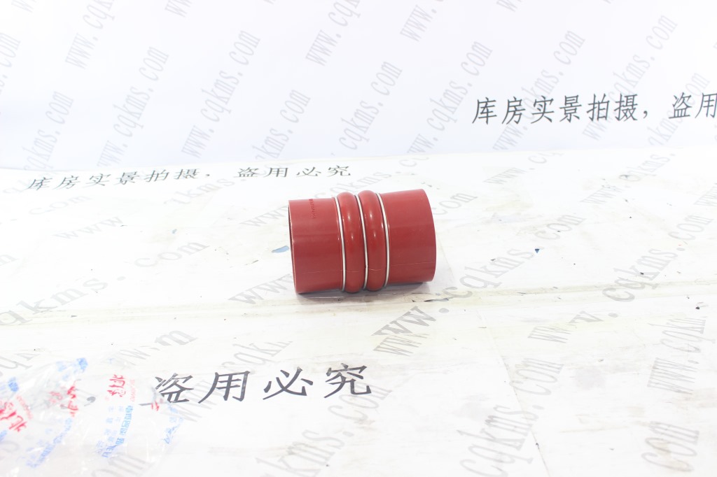 消防胶管KMRG-1098++498-胶管100X160-内径100X硅胶连接管,红色钢丝3凸缘2直管内径100XL160XH110X-3
