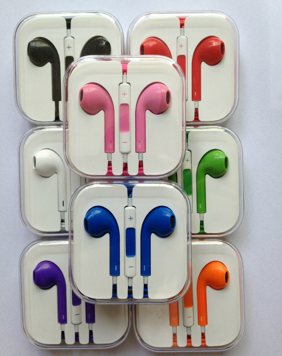 廠傢直銷 原裝耳機 入耳式彩色耳機 蘋果5代耳機 i5彩色耳機批發・進口・工廠・代買・代購