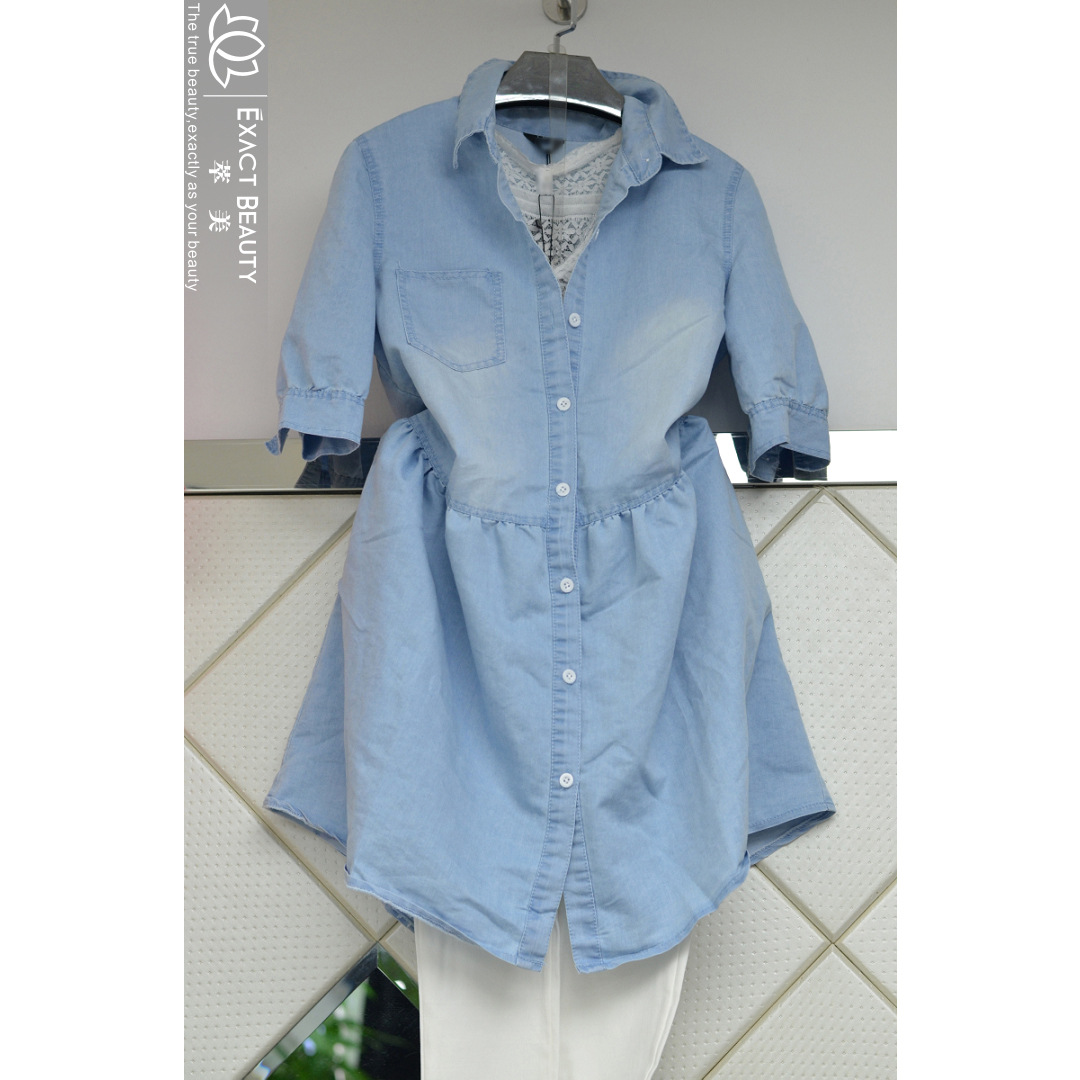 3D97 2014<em>新款</em>夏装欧美实拍<em>女士</em>爆款牛仔<em>开衫</em>