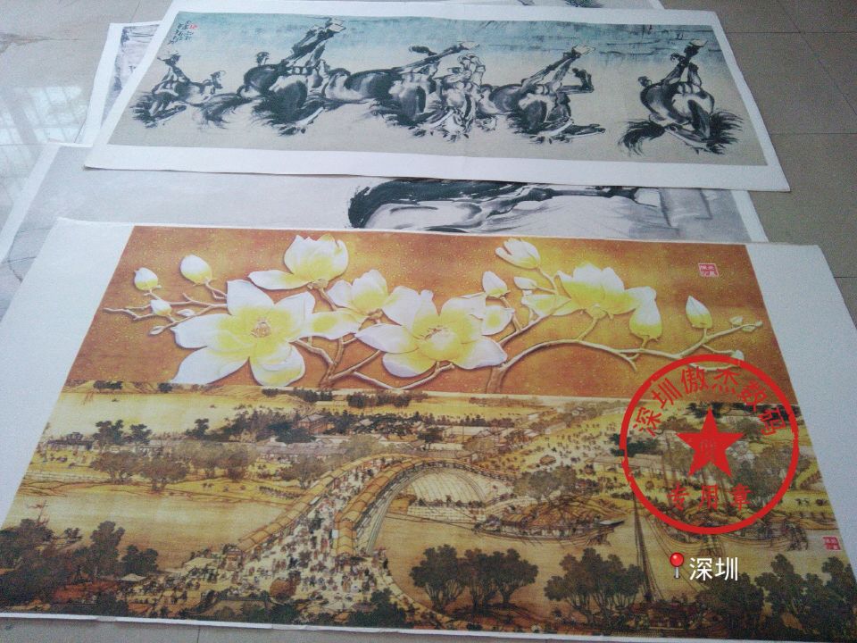 透明白色砂纸喷画效果 (4)